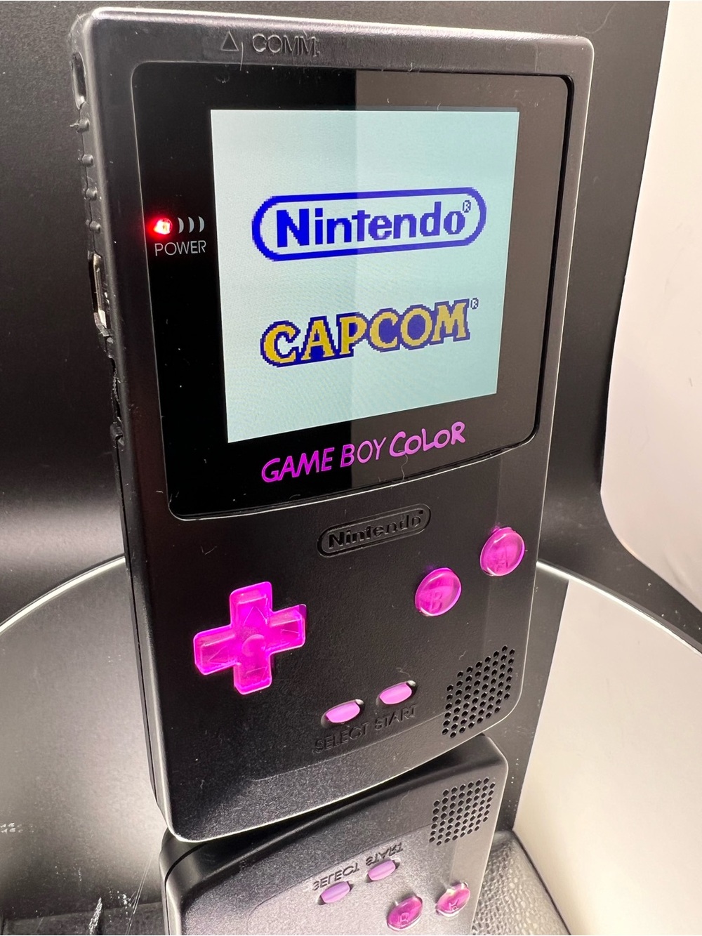 Nintendo Game Boy Color — Black with purple buttons